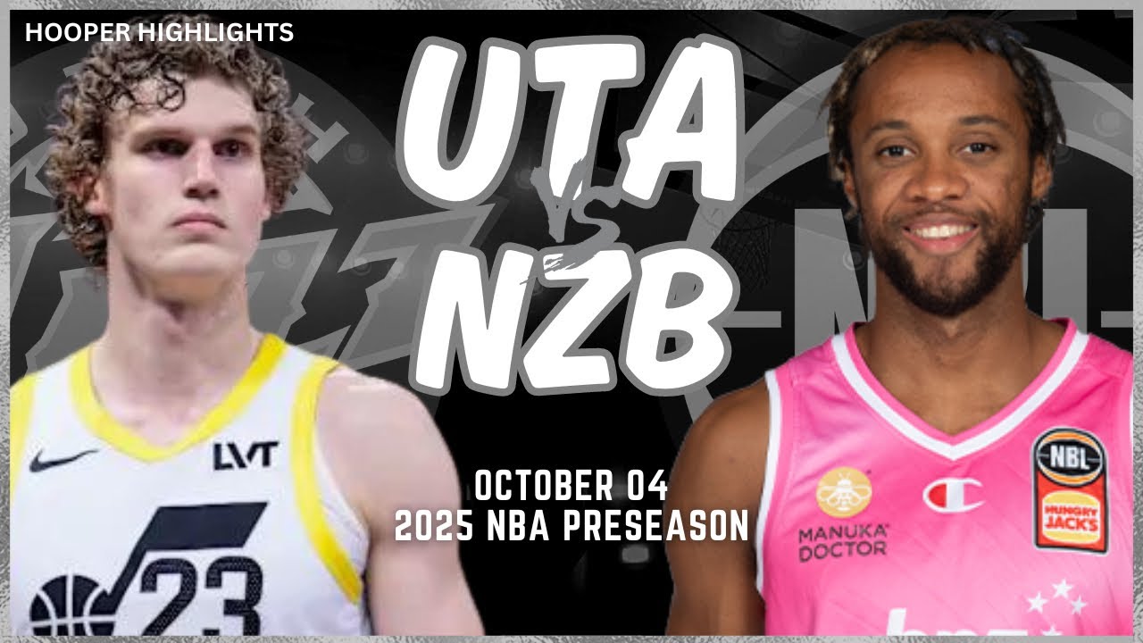 Utah Jazz vs New Zealand Breakers Full Game Highlights | Oct 4 | 2024-25 NBA Preseason