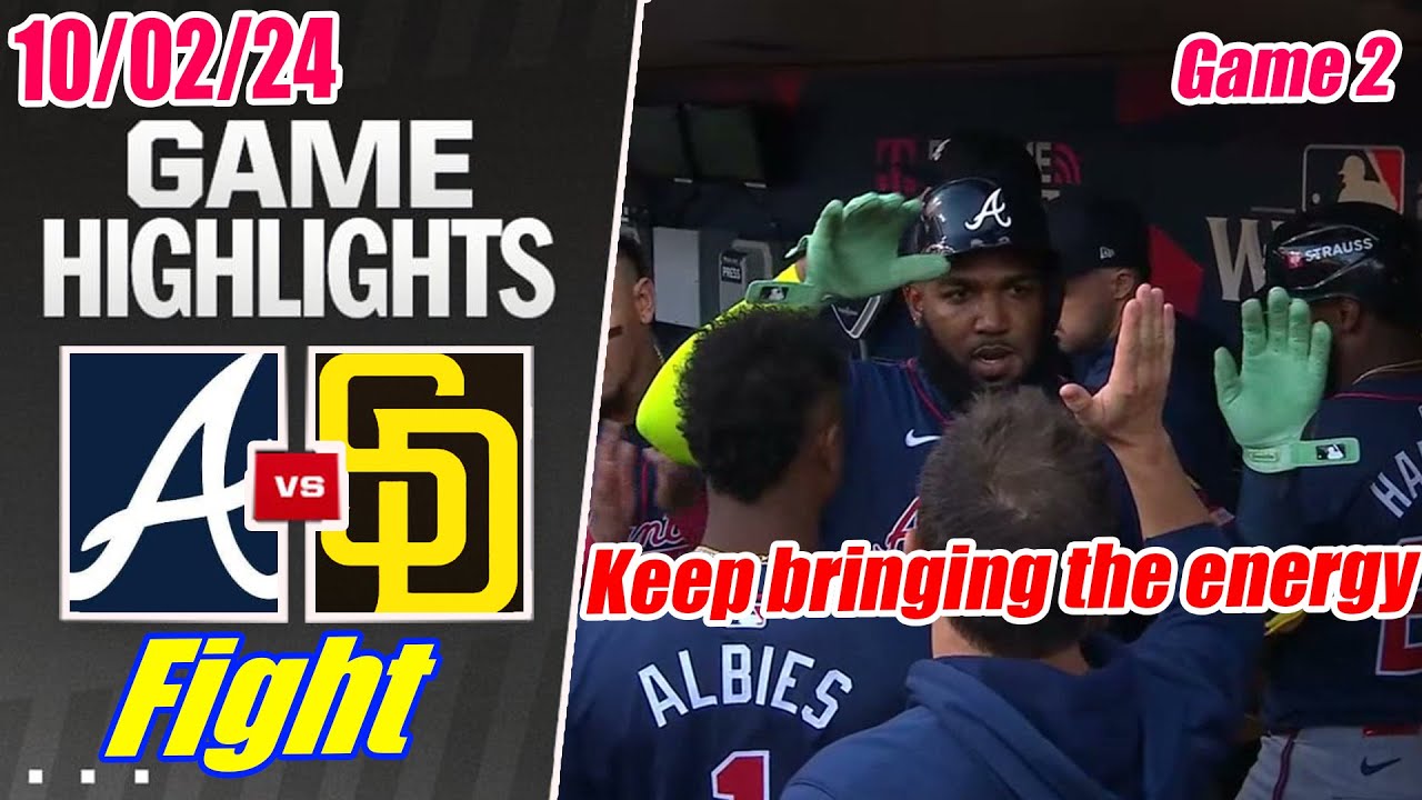 Atlanta Braves vs San Diego Padres Game 2 Highlights (10/02/2024) NL Wild Card | MLB Highlights 2024