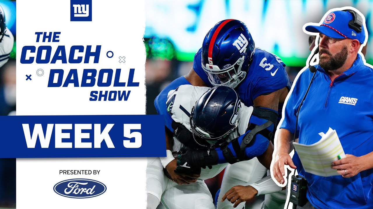 The Coach Daboll Show: Previewing Week 5 vs. Seahawks | New York Giants