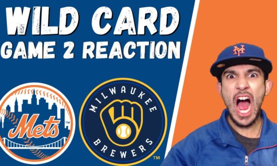 New York Mets vs. Milwaukee Brewers Game 2 reaction!!