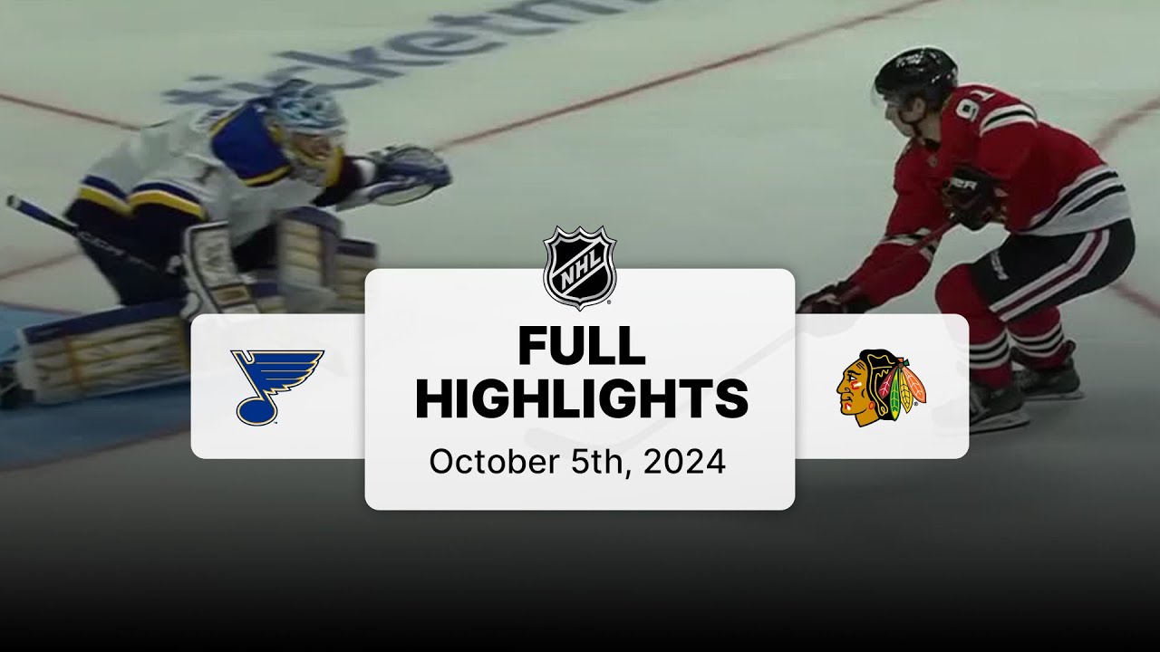 Blues at Blackhawks | October 5, 2024 | NHL Full Game Highlights