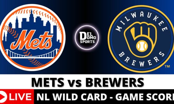 NEW YORK METS VS MILWAUKEE BREWERS ⚾️ NL Wild Card Game 3 - MLB Game Score Play-by-Play OCT 3, 2024