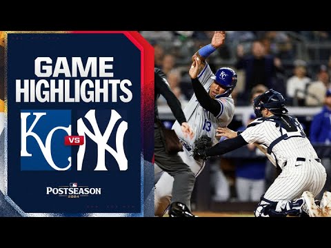 Royals vs. Yankees ALDS Game 1 Highlights (10/5/24) | MLB Highlights