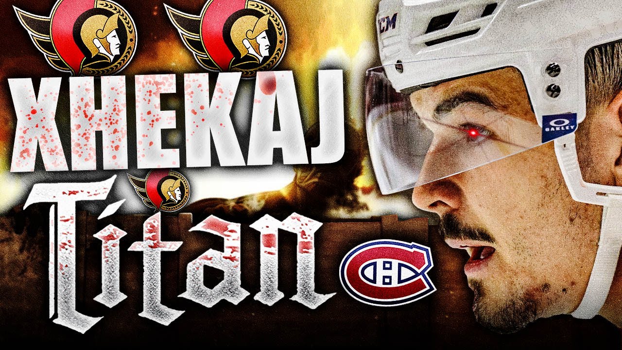 THE ARBER XHEKAJ TITAN STRIKES AGAIN VS THE OTTAWA SENATORS + SHANE PINTO HAT TRICK (HABS LOSE)