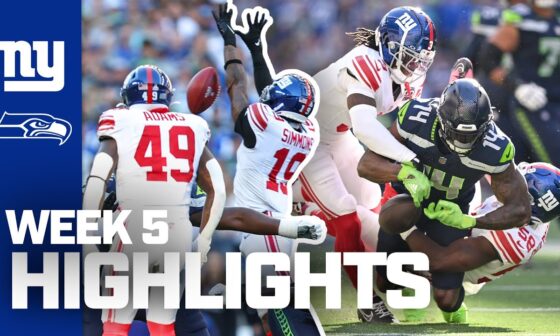 Game Highlights: Giants vs. Seahawks Week 5 | New York Giants