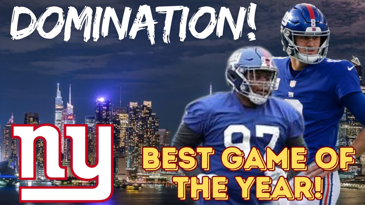 Happy Fan Reaction! New York Giants DOMINATE Seattle Seahawks! Best Game By Far!