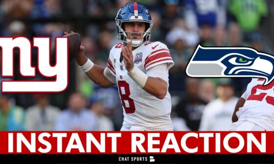 DANIEL JONES GETS IT DONE! Giants vs. Seahawks NFL Week 5 Highlights