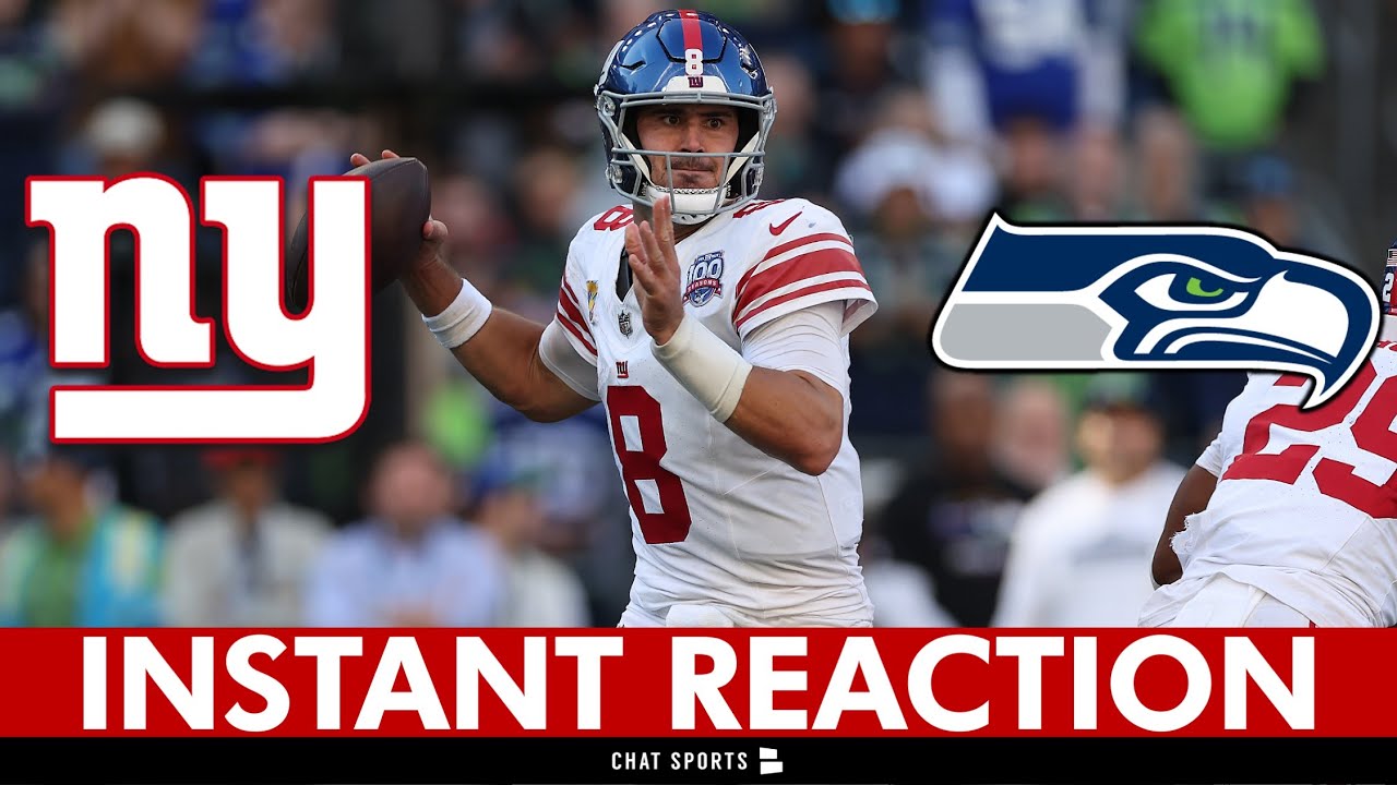 DANIEL JONES GETS IT DONE! Giants vs. Seahawks NFL Week 5 Highlights