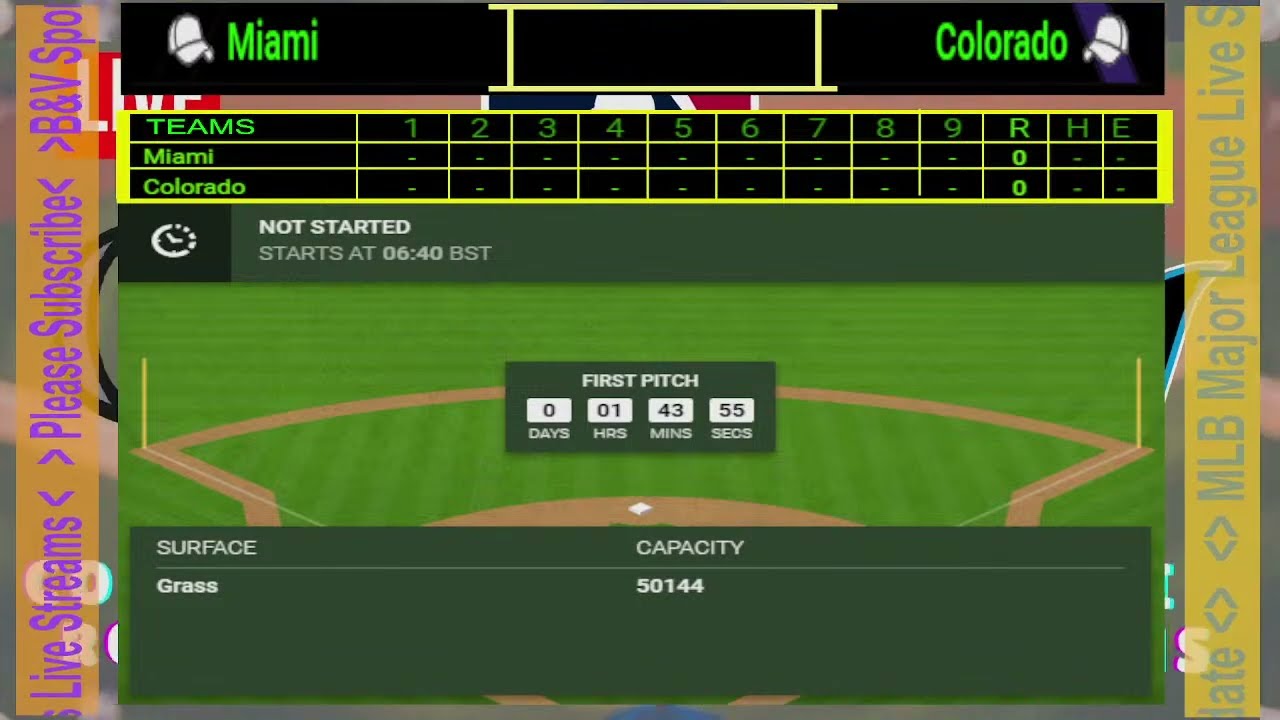 🔴LIVE : Colorado Rockies vs Miami Marlins | MLB Major League Match Live Score 08/27/24 |