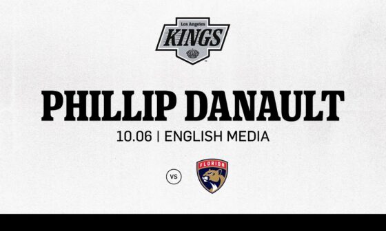 Forward Phillip Danault | 10.05 LA Kings fall to Florida Panthers in Quebec City | Media (ENGLISH)