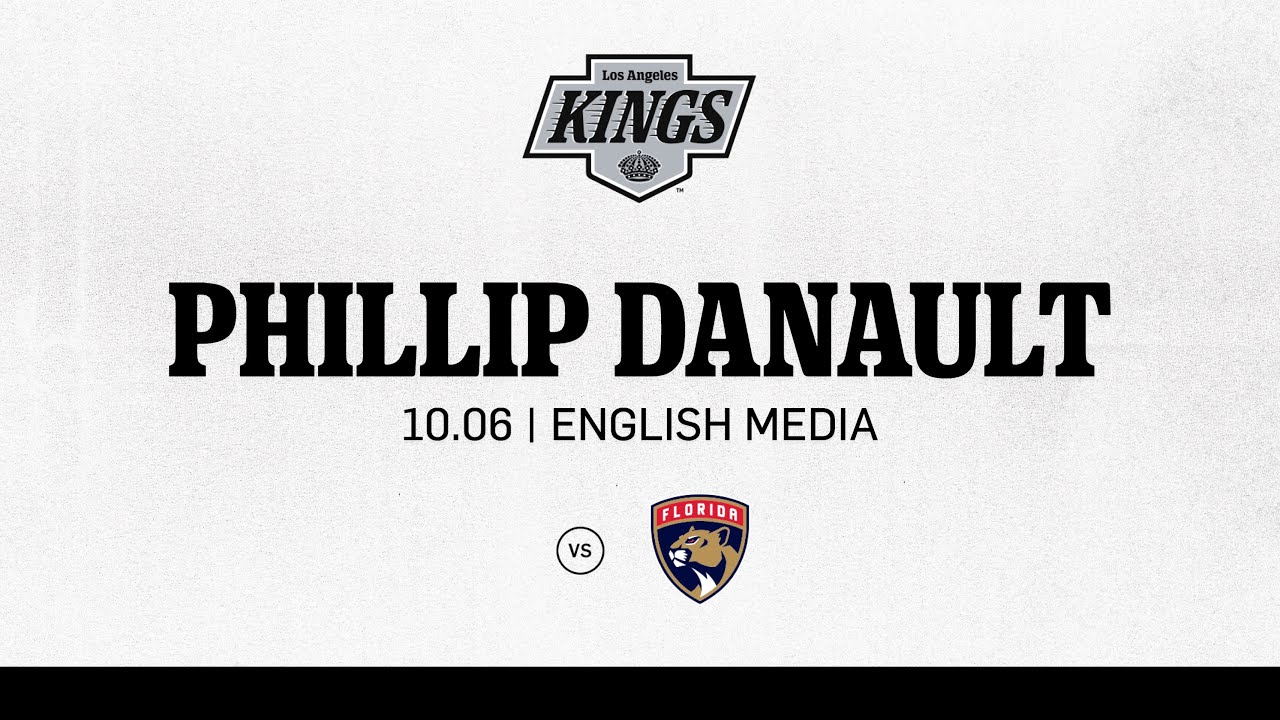 Forward Phillip Danault | 10.05 LA Kings fall to Florida Panthers in Quebec City | Media (ENGLISH)