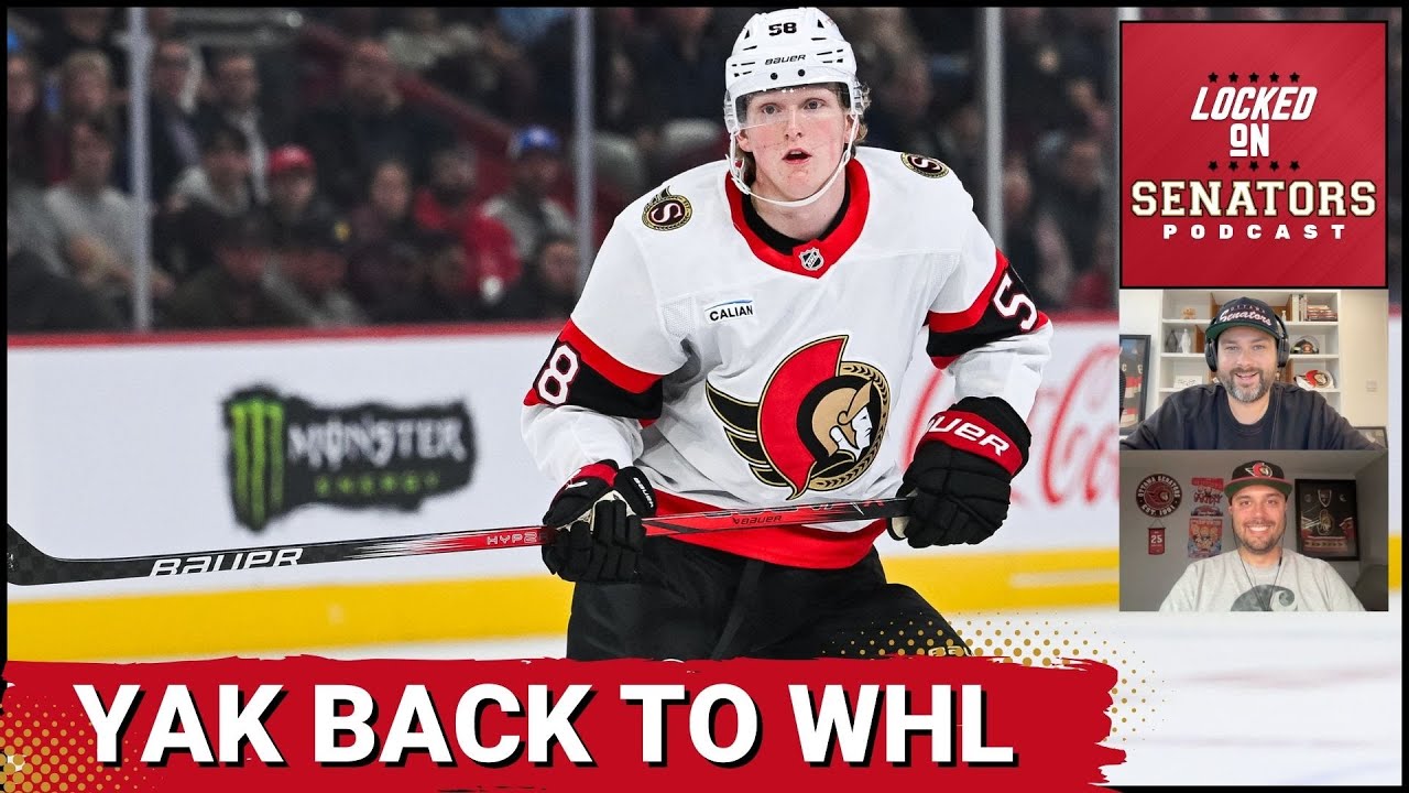 Ottawa Senators Name 23-Man Roster + Carter Yakemchuk Sent Down To WHL