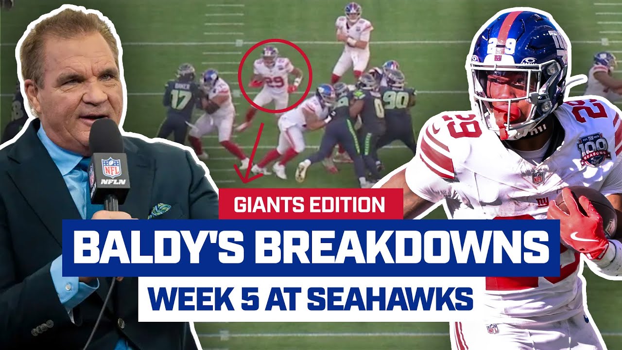 Baldy's Breakdown: Giants Edition | Week 5 vs. Seahawks Game Tape | New York Giants