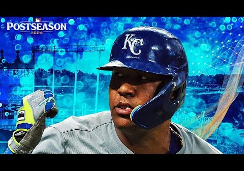 Salvador Perez homers to TIE ALDS Game 2!