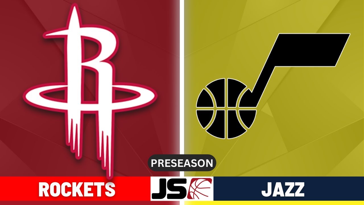 Houston Rockets vs Utah Jazz | NBA Preseason Live Scoreboard 2024