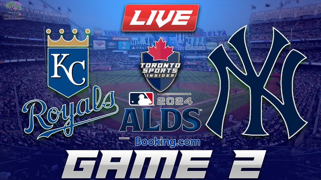 Kansas City Royals vs New York Yankees ALDS Game 2 LIVE Stream Game Audio | MLB Playoffs Cast & Chat