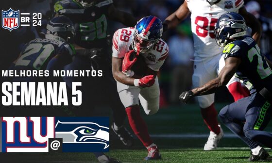 New York Giants vs. Seattle Seahawks | Melhores Momentos - NFL 2024