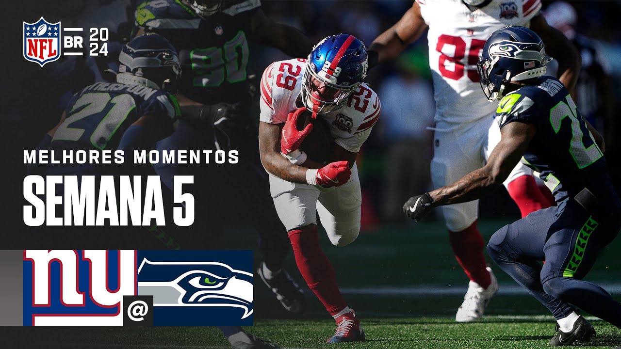 New York Giants vs. Seattle Seahawks | Melhores Momentos - NFL 2024