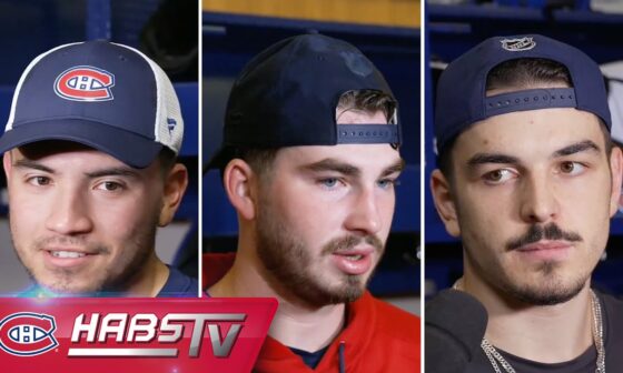 Suzuki, Dach + more Habs address the media at practice | FULL PRESS CONFERENCES