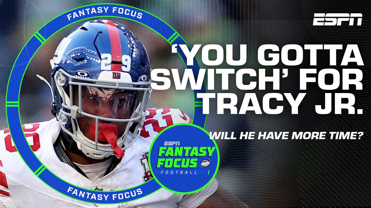 Giants RB Tyrone Tracy Jr. has earned a BIGGER ROLE after big Week 5 | Fantasy Focus