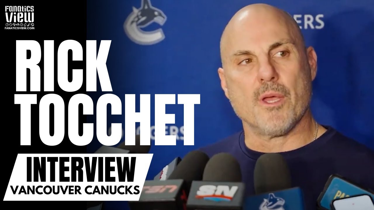 Rick Tocchet Discusses Vancouver Canucks Season Outlook Before Opening Night vs. Calgary Flames