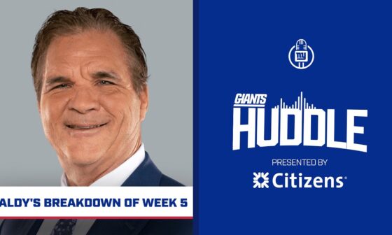 Brian Baldinger's Breakdown of Giants Offense in Week 5 | Giants Huddle | New York Giants