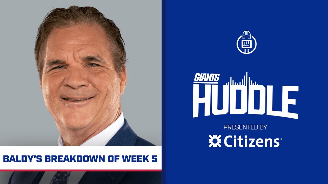 Brian Baldinger's Breakdown of Giants Offense in Week 5 | Giants Huddle | New York Giants