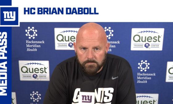 Brian Daboll Recaps Week 5 Win | New York Giants