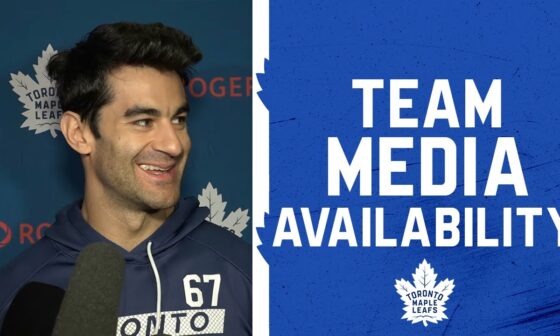 Maple Leafs Media Availability | Pregame at Montreal Canadiens | October 09, 2024