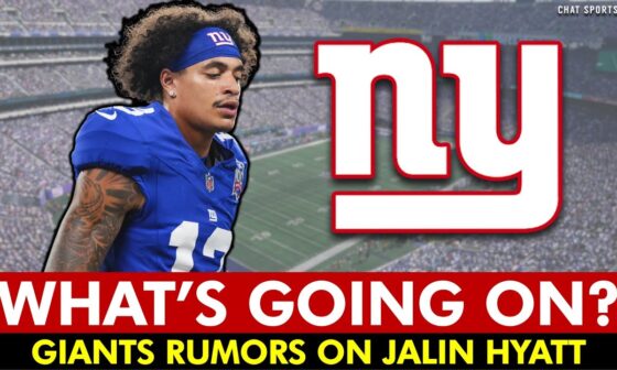 Jalin Hyatt Trade? | New York Giants Rumors