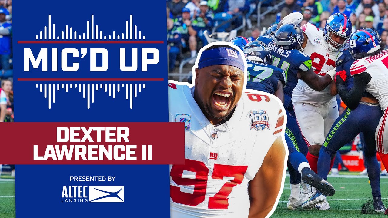 🗣️ Dexter Lawrence Mic' Up: "Let's take over" | New York Giants