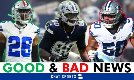 Cowboys Get GOOD & BAD Injury News Before Lions Game Ft. Tyler Guyton, DaRon Bland & Eric Kendricks