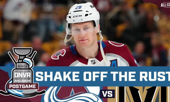 The Colorado Avalanche fall to the Vegas Golden Knights in season opener | DNVR Avalanche Postgame