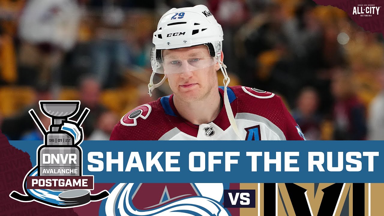 The Colorado Avalanche fall to the Vegas Golden Knights in season opener | DNVR Avalanche Postgame