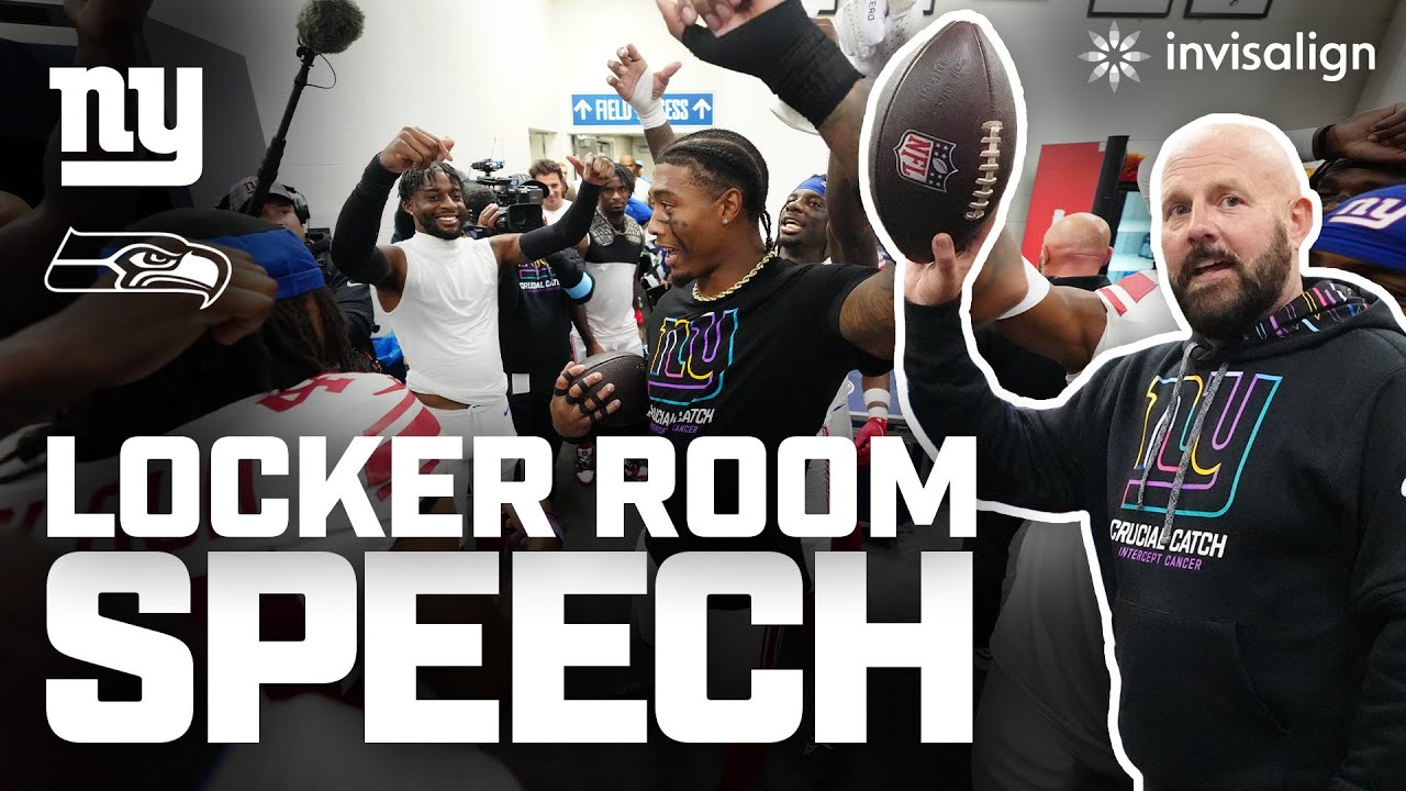 Postgame VICTORY Speech ‼️ | Week 5 Giants vs. Seahawks | New York Giants