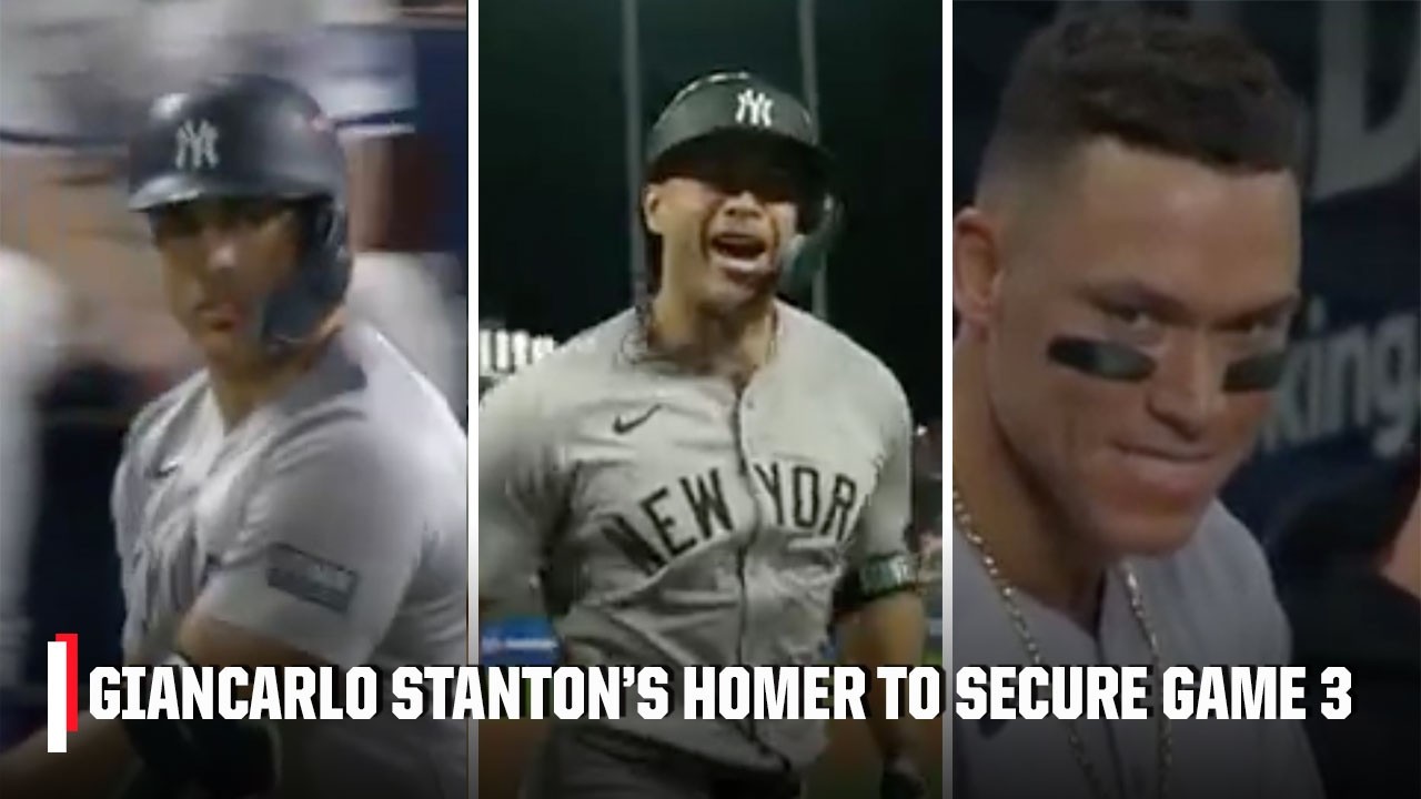 YANKEES TAKE GAME 3 🔥 Giancarlo Stanton's HR secures the win vs. Royals | ESPN MLB