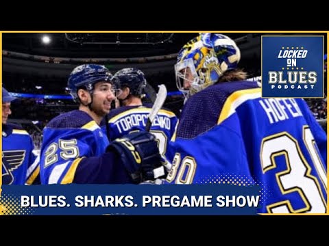 The St. Louis Blues @ San Jose Sharks Pregame Show + Debut for Macklin Celebrini & Will Smith