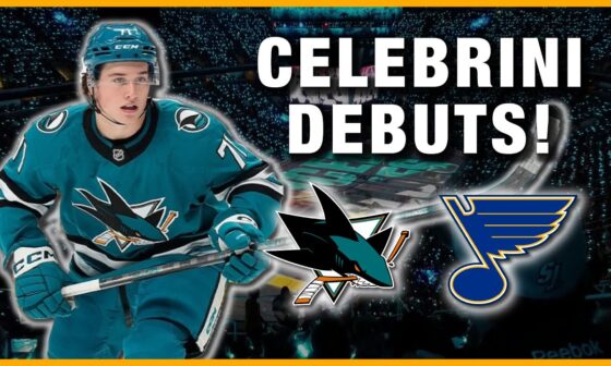 Macklin Celebrini's Debut: Sharks vs Blues Hangout (no live game feed)