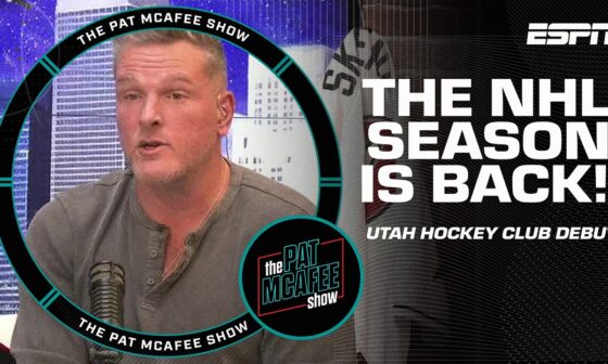 HOCKEY IS BACK! 🏒 + Utah Hockey Club BREAKS record in first-ever NHL game 👀 | The Pat McAfee Show