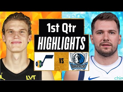 Dallas Mavericks vs. Utah Jazz Full Highlights 1st QTR | Oct 10 | 2024 NBA Preseason Highlights