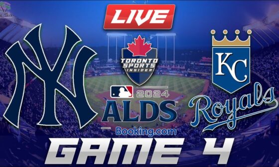 New York Yankees vs Kansas City Royals ALDS Game 4 LIVE Stream Game Audio | MLB Playoffs Cast & Chat