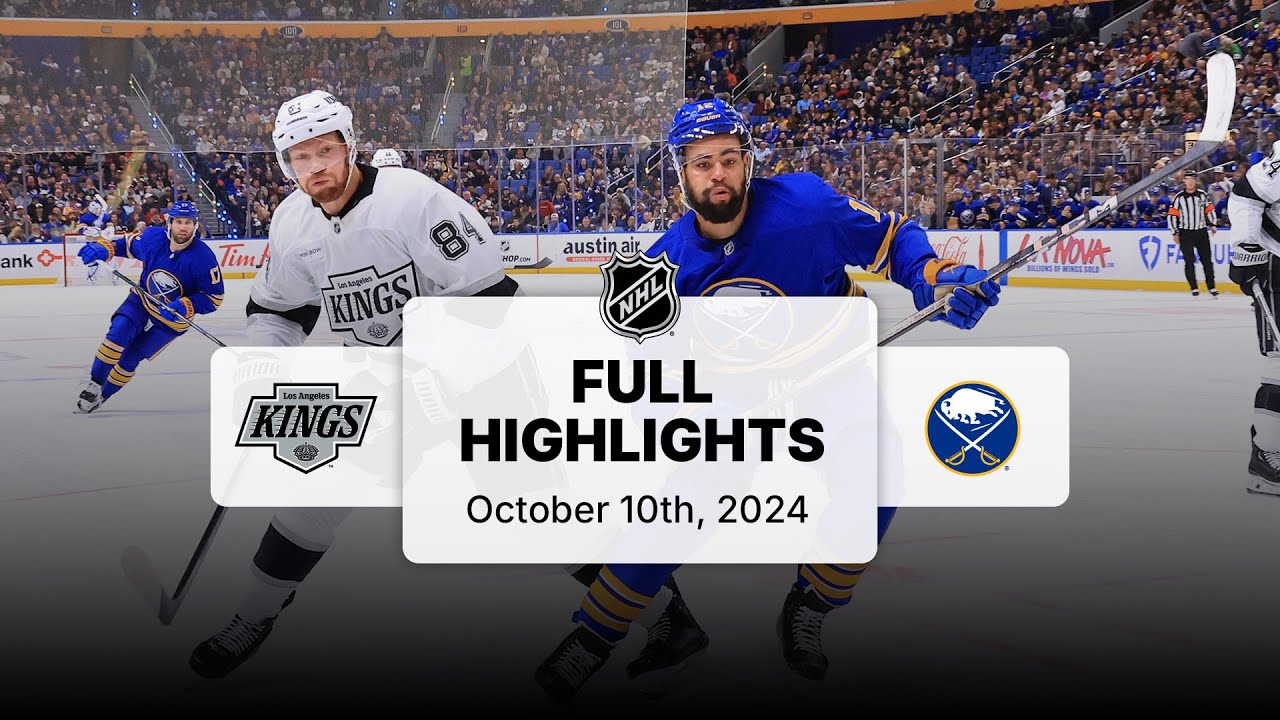 Kings at Sabres | October 10, 2024 | NHL Full Game Highlights