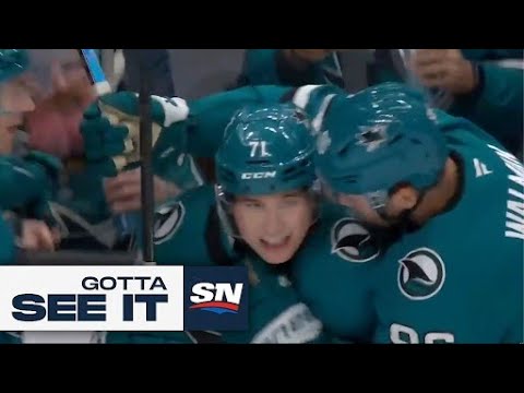 Gotta See It: Sharks' Celebrini scores First NHL Goal In Style with Spin-O-Rama