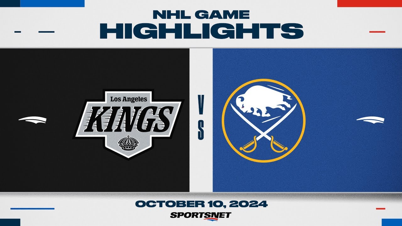 NHL Highlights | Kings vs. Sabres - October 10, 2024