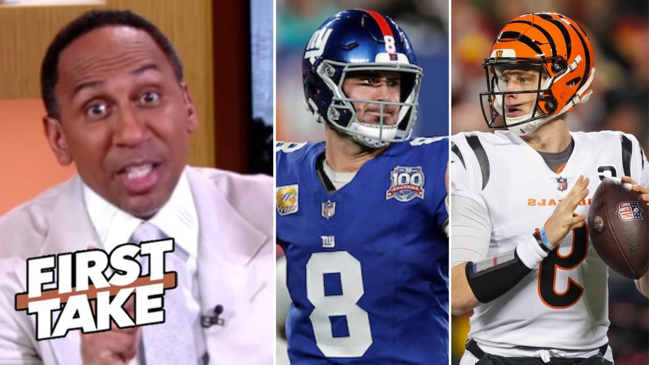 FIRST TAKE | "Burrow is nothing against Giants' defense" - Stephen A: Daniel Jones will beat Bengals