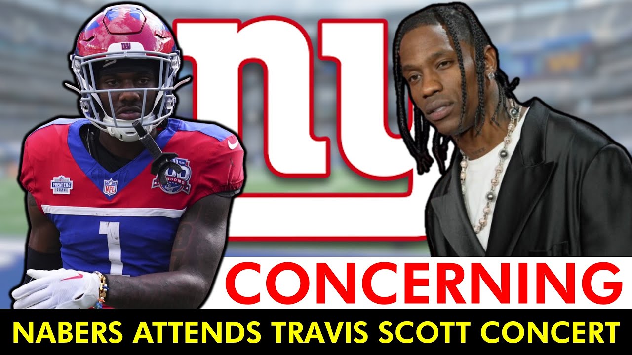 Malik Nabers Attends Travis Scott Concert While IN CONCUSSION PROTOCOL | NY Giants News