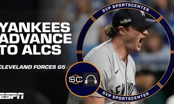 ALDS REACTION 🍿 Yankees close out Royals + Guardians force Game 5 vs. Tigers | SC with SVP