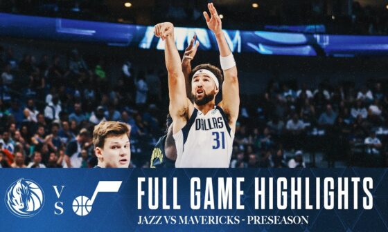 Dallas Mavericks Highlights vs. Utah Jazz | October 10, 2024