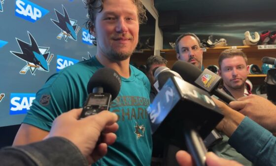 Toffoli on Celebrini's Debut, What Sharks Can Learn From Disappointing Loss