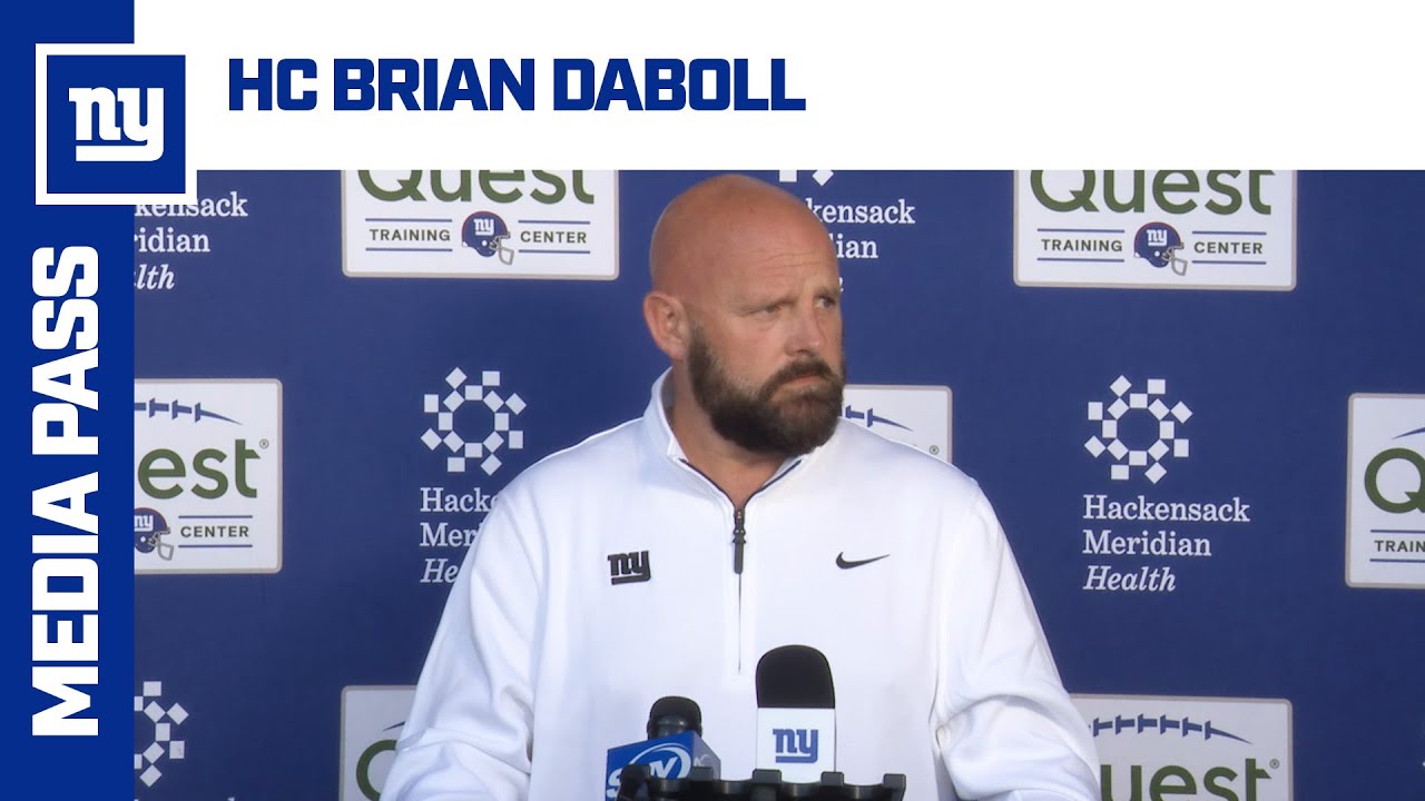 Coach Brian Daboll Provides Final Injury Updates Before SNF | New York Giants